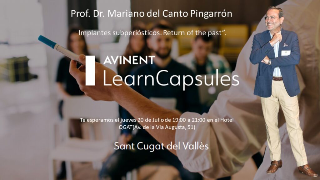 Presentación de casos de Atrofia Maxilar en Barcelona. Profesor Doctor Mariano del Canto Pingarrón.