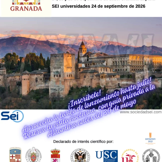 El Dr. Mariano del Canto participará como ponente en el Congreso Nacional e Internacional SEI 2026 en Granada
